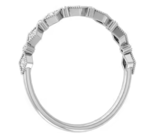 Fine Jewelry Rings Wedding Jewellery 14k Solid White Gold With Lab Grown Faceted Round Natural Diamond Engagement Ring