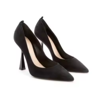 Hot Fashion High Quality Black Women High Heel Pump Shoes For Party Made In Italy Genuine Leather